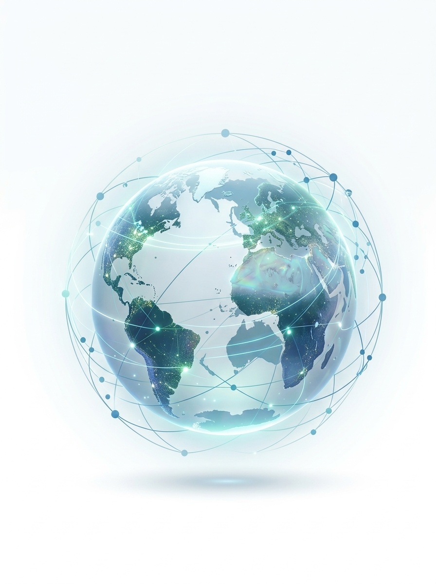 Global supply network map